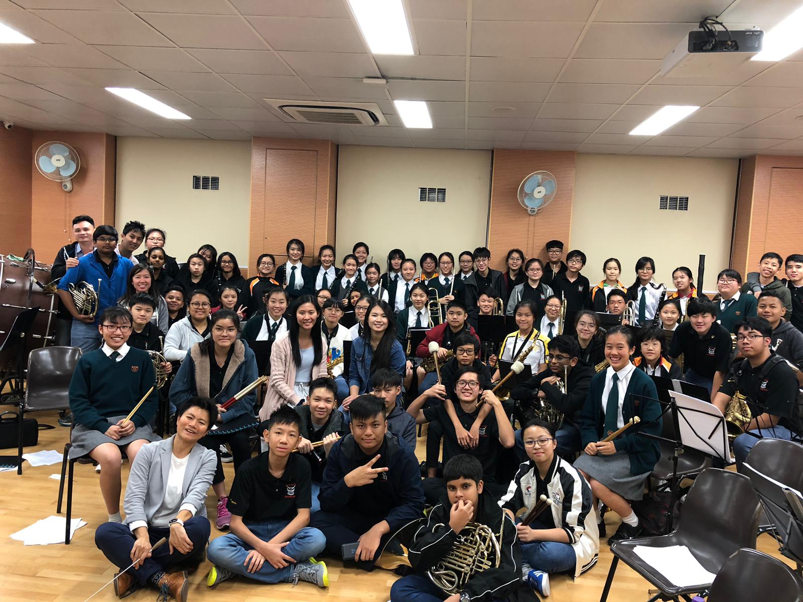 Band exchange with Punggol Secondary School Concert Band