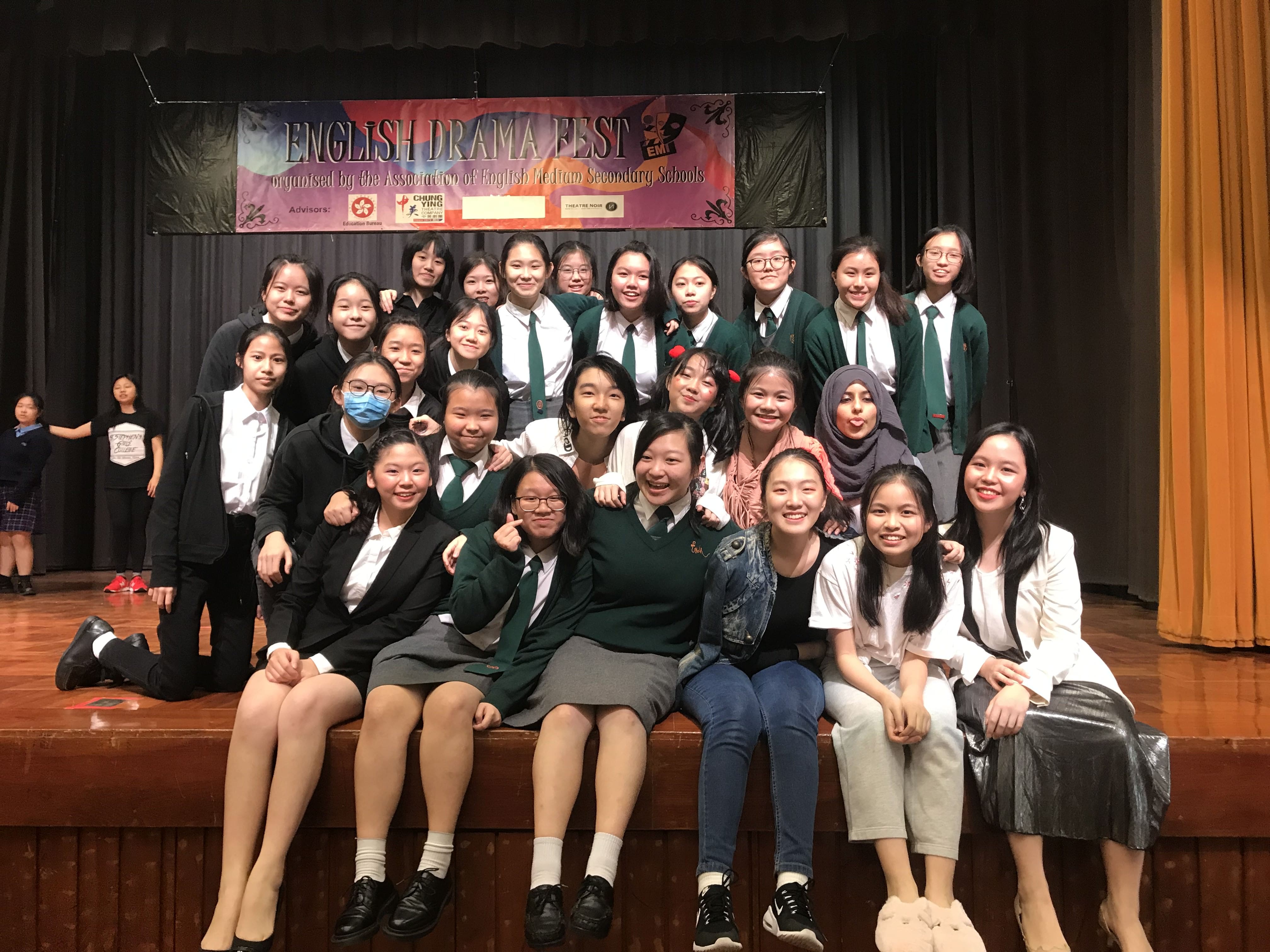 Full team at EMI Drama Fest